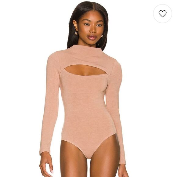 NWT ASTR The Label See Me Bodysuit Nude Small - Picture 1 of 14